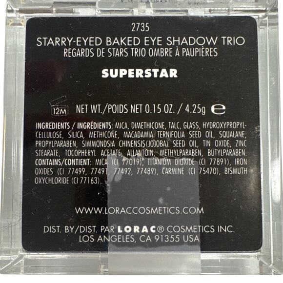 LORAC Starry-Eyed Baked Eyeshadow “Superstar” 4.25g – New - Picture 2 of 2